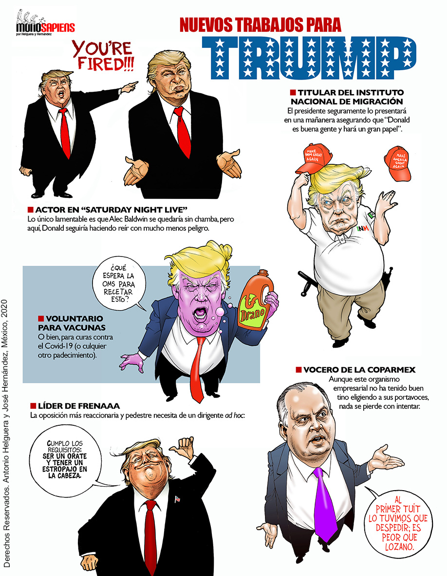 Nuevos trabajos para Trump